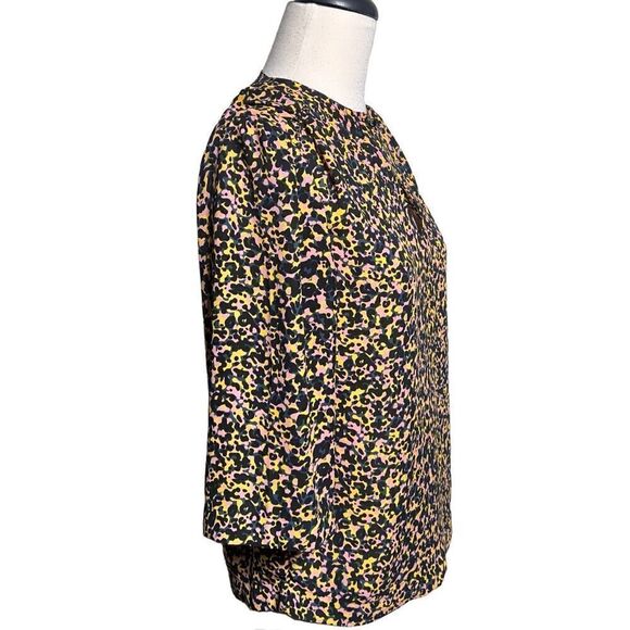 Scotch & Soda Maison Scotch 3/4 Sleeve Multicolor Blouse Size Small - Picture 5 of 5
